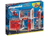 Playmobil City Action - Caserne de pompiers avec hélicoptère (9462)