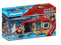 Playmobil City Action - Caserne de pompiers transportable (71193)