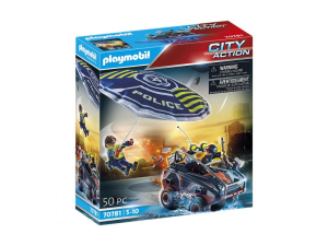 Pllaymobil City Action - Policier parachutiste et quad du bandit (70781)
