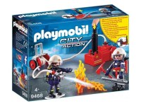 Playmobil City Life - Pompiers avec matériel d'incendie (9468)