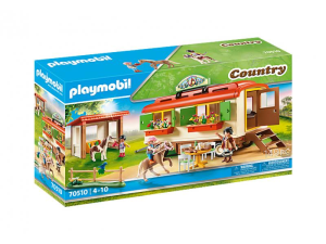 Playmobil Country - Box de poneys et roulotte (70510)