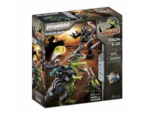 Playmobil Dino Rise - Tyrannosaure et robot géant (70624)