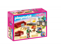 Playmobil Dollhouse - Salon avec cheminée (70207)