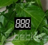 Three digits 7 segment led display