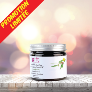 Savon noir naturel à l'hule essentielle d'eucalyptus