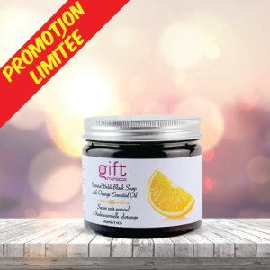 Savon noir naturel à l'hule essentielle d'orange