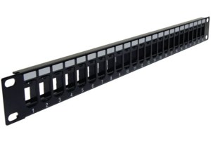 Keystone Blank High Density Patch Panel 24-Port