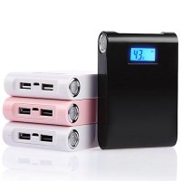 LED torch indicator portable charger power bank /external battery/OEM service