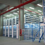 Mezzanine for storage shelf