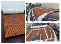 Feuilles de plancher en fonte renforcée Melors Faux Teak