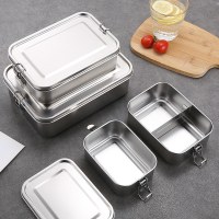 Boîtes Repas Pique-nique Étanches en Acier Inox 304