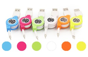 Retractable USB cable