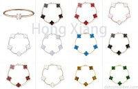 Various colors of four-leaf clover bracelets hot selling fashion bracelets