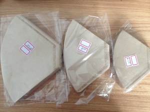 Coffee filters 101# 102# 104# brown color