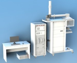 Building material decomposition smoke density testing machine