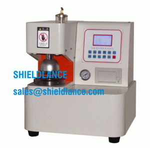 Corrugated fibreboard bursting strength tester