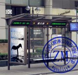 Metal Bus Stop Shelter