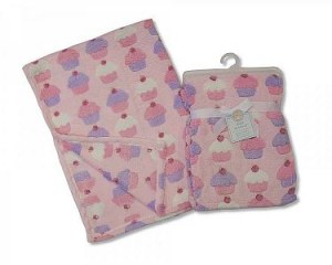 Landau couverture bébé - Cup Cakes