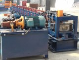 Pre-cutting and Pre-punching C purlin machine