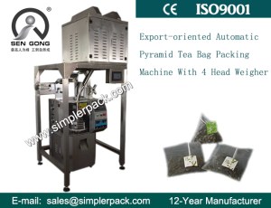 Ultrasonic Sealing Pyramid Nylon Tea Bag Packing Machine (Updated)