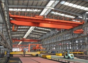 Double girder workshop bridge crane