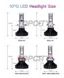 Lampe principale automatique de puissance élevée de phare de l'usine G10 H7 60W LED de...