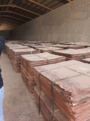 Vente cathodes de cuivre