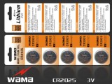 CR2025 Lithium Button Cell Battery
