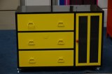 Three drawers with diamond door