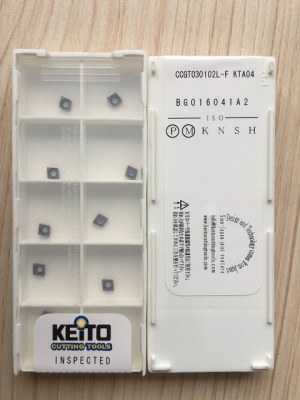 Carbide inserts CCGT030102L-F KTA04