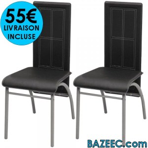 Lot de 2 Chaises de salle à manger LIVRAISON GRATUITE