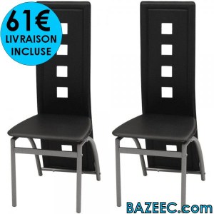 Lot de 2 Chaises de salle à manger LIVRAISON GRATUITE