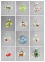 Christmas Glass Ball with Decoration Inside