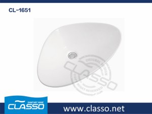 New Design Bathroom Material Ceramic Oval-shaped Counter Top Basin TURKISH BRAND CLASSO...