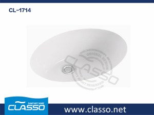 New Design Bathroom Sanitary Ware Wash Sink Under Basin TURKISH BRAND CLASSO(CL-1714)