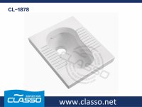 Hot Sale Bathroom Washdown Western Ceramics Material Squat Wc Pan TURKISH BRAND CLASSO...
