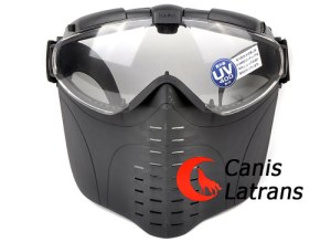 Safty full face mask w/ fan ventilation