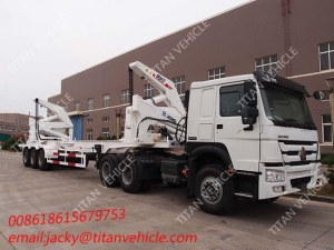 Chargeur latéral hydraulique auto-chargeur de conteneur