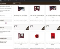 Petit panneau de commande d'alarme d'incendie 2 zone RS485 panneau d'alarme d'incendiefa