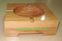 Eco-friendly square bamboo cool ashtrays for meeting