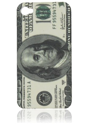 USD DOLLAR motif Coque rigide pour iPhone 4 et iPhone 4S