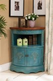 Vintage Corner Cabinets, Living Room Storage Cabinets