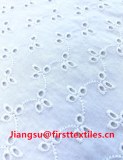 Cotton embroidery,T/C 152T eyelet embroidery, all over eyelet embroidery.