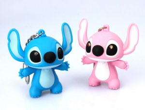 LED Stitch Sound Keychain:CQ-001