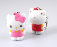 LED Hello Kitty Sound Keychain:CQ-006