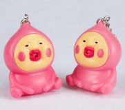 LED Cartoon Figure Sound Keychain:CQ-011