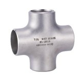 Stainless steel seamless butt weld reducing outlet stright cross