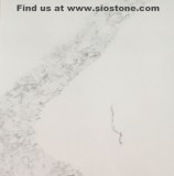 Marble Like Quartz Stone with Veined Movement and Random Pattern