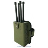 Brouilleur portatif portatif d'UAV de drone de RC 28W jusqu'à 500m