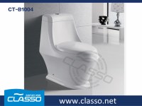 New Design Bathroom Ceramic Sanitary Ware washdown toilet 4-inch one piece closet TURKI...